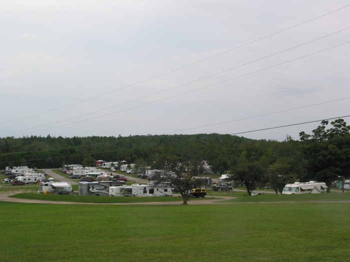 Camping Sites 100 - Top of hill view